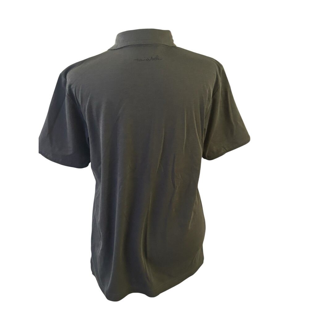 Travis Mathew Golf Polo Shirt Mens Size S Gray Short Sleeve Athletic Casual - Picture 4 of 7